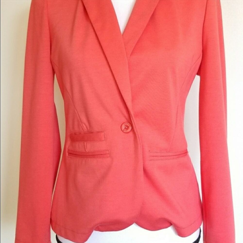 Y2K Tommy Girl Blazer puckered hem Pink Size S